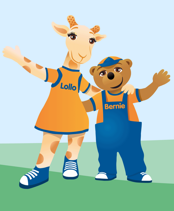 lollo och bernie footer