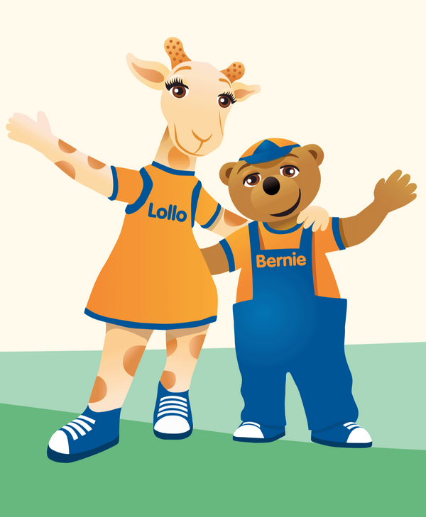lollo och bernie footer