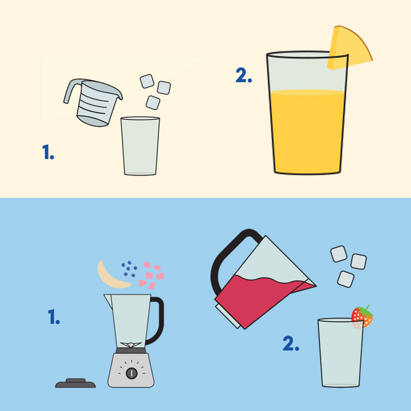 Steg för steg Lollo & Bernie drinkar