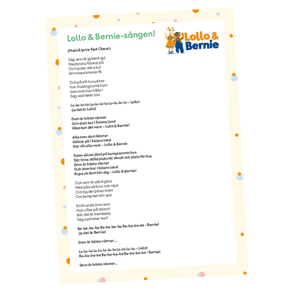 lollo och bernie sången