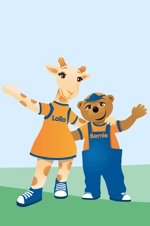 lollo och bernie footer