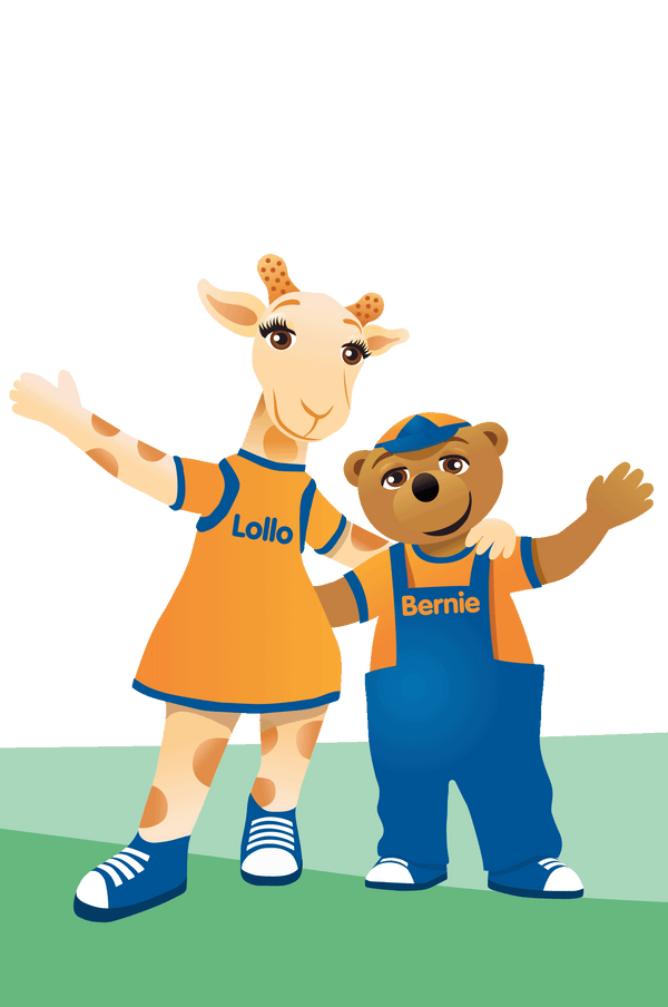 lollo och bernie footer