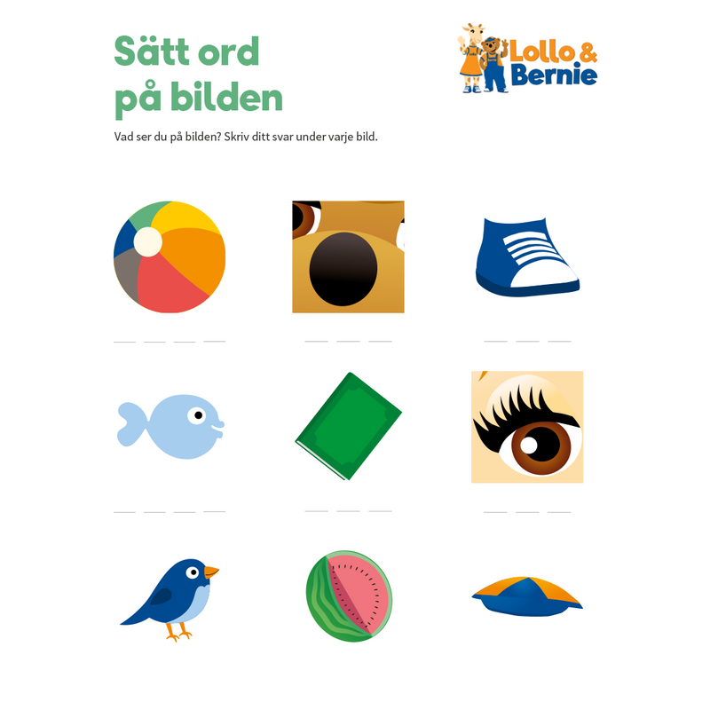 Sett ord på bildene