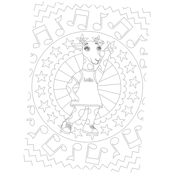 Målarbild Lollo mandala