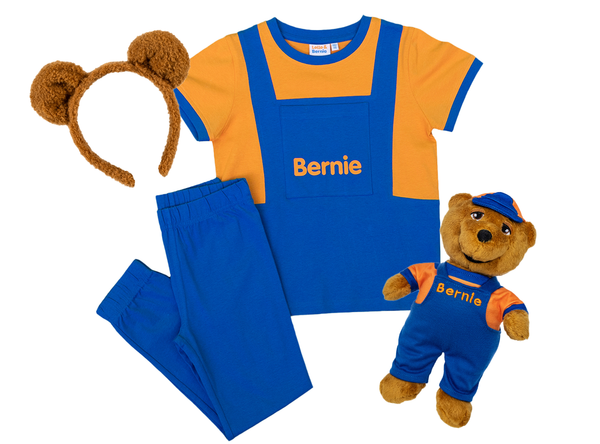 Bernie-pakke (pyjamas, bamse og diadem)