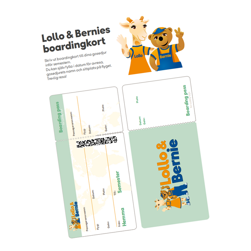 Tarkastuskortti pehmolelulle