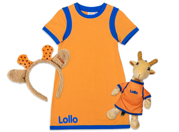 Lollo-pakke (pyjamas, bamse og diadem)