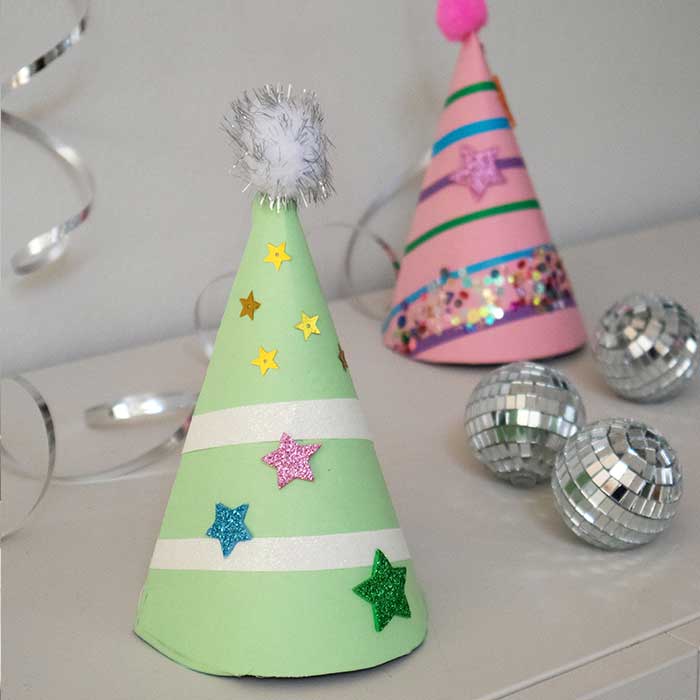 Gör egna partyhattar