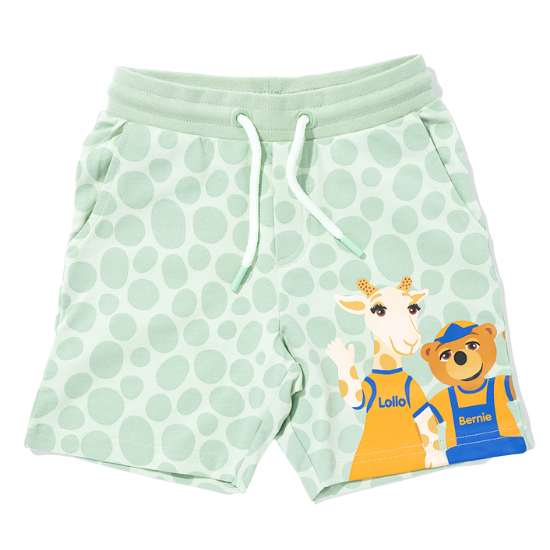gröna lollo och bernie shorts framifrån